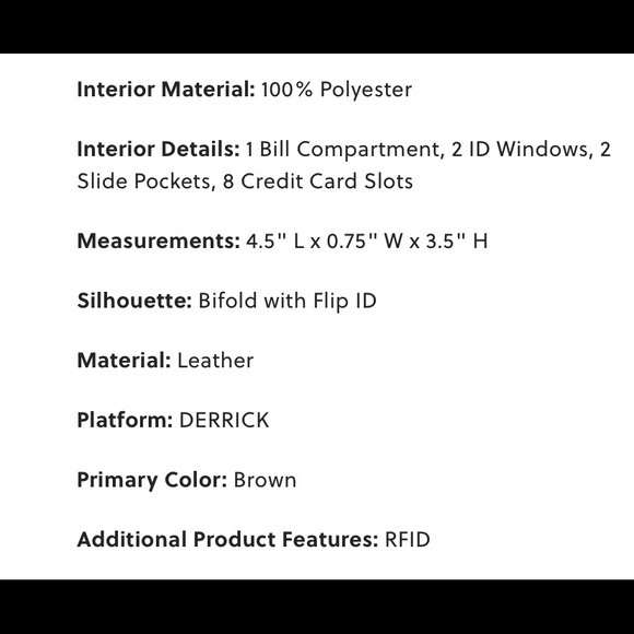 Dark brown, Mens Fossil wallet - Picture 6 of 6